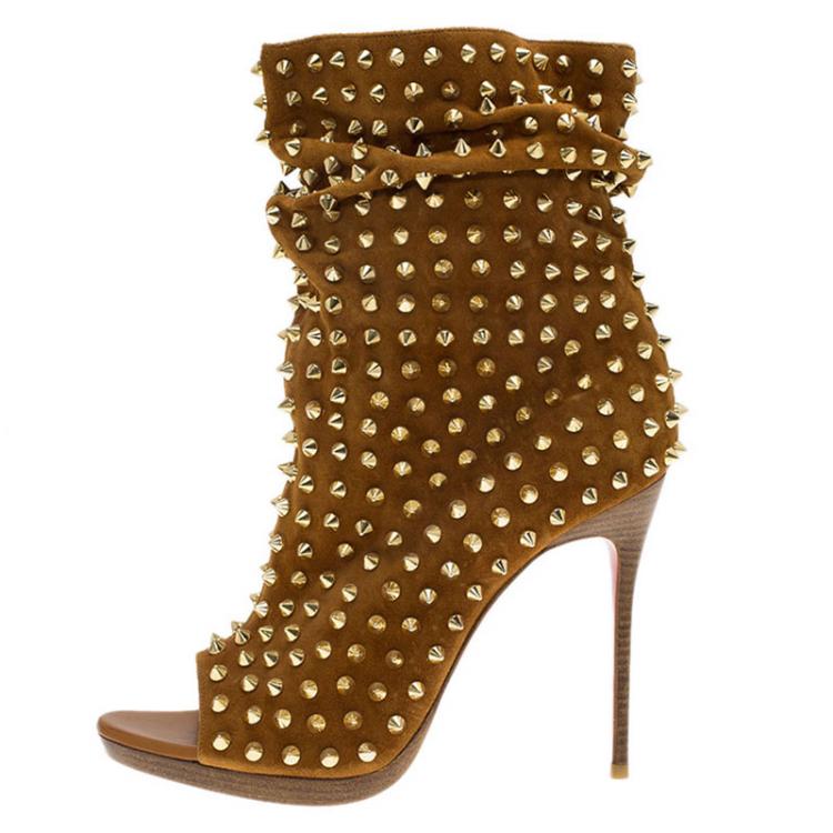 Christian louboutin Spiked Mid CalfBoots-