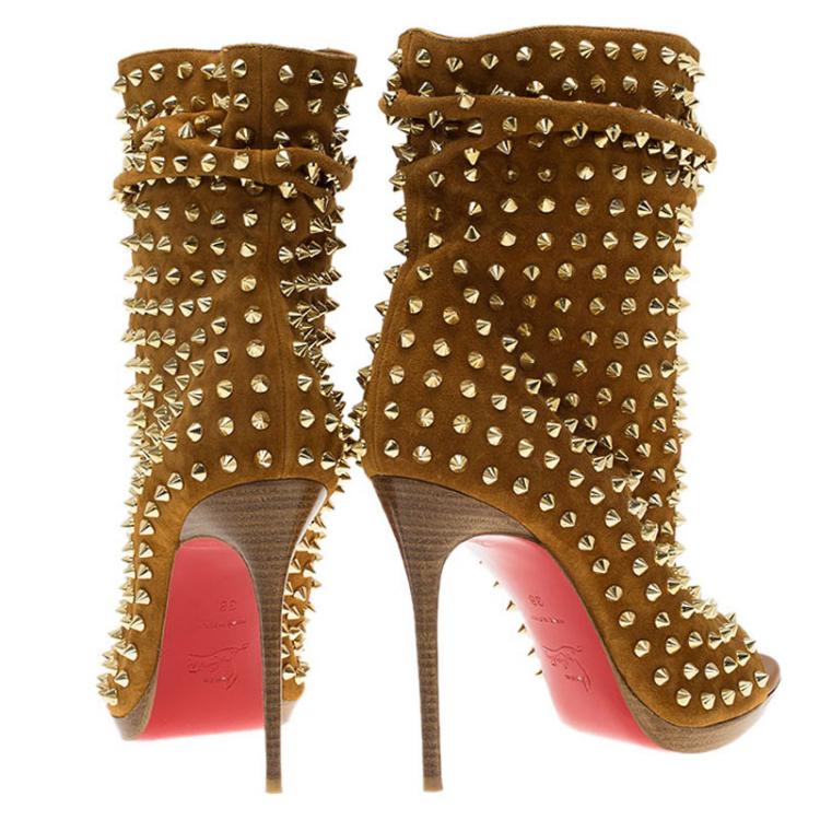 spiked louboutin boots