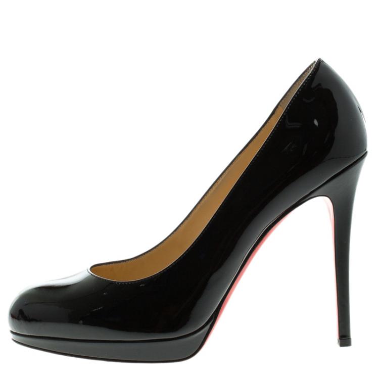 christian louboutin simple platform pump