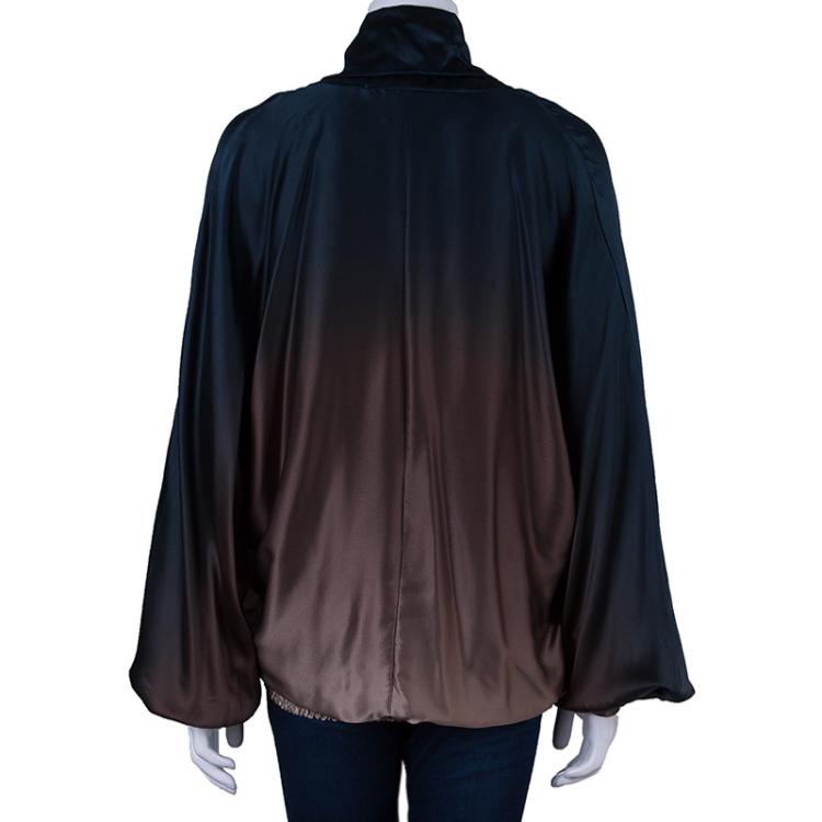 Pre Owned Class by Roberto Cavalli Multicolor Gradient Top M