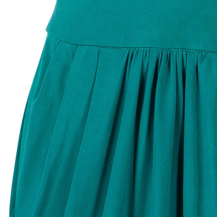Pre Owned Class by Roberto Cavalli Sage Green Silk Dress M