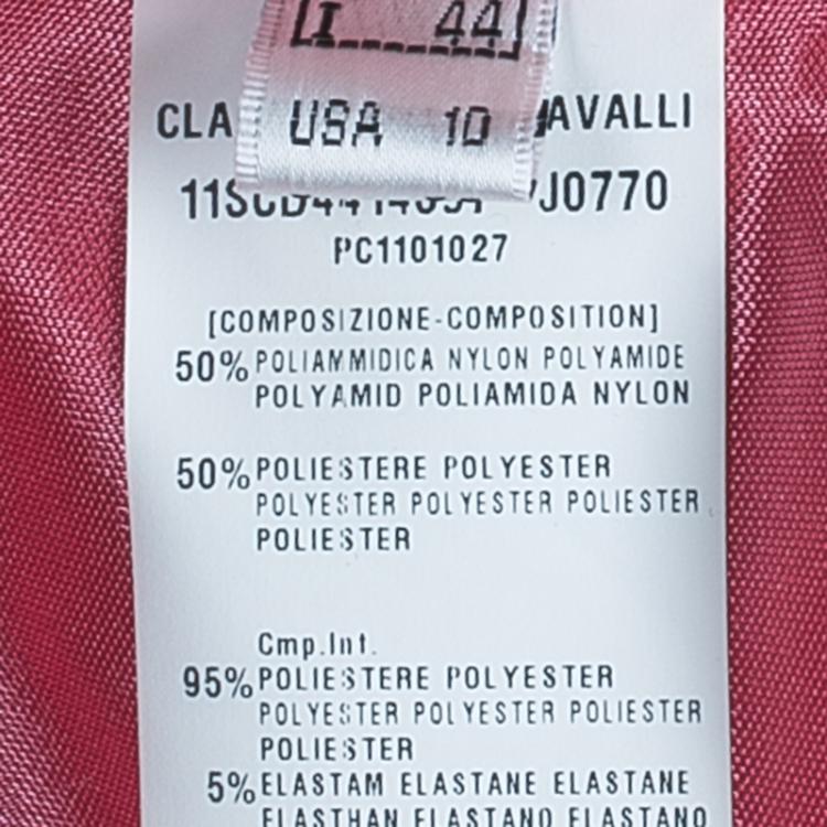 Pre Owned Class by Roberto Cavalli Pink Circle Detail Shift Dress M