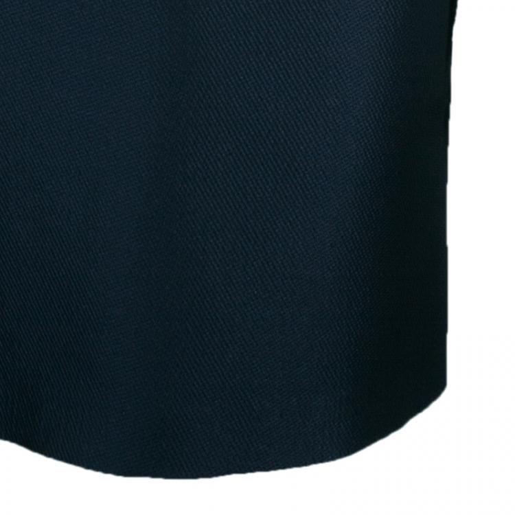 Pre Owned Class by Roberto Cavalli Navy Sheath Dress L