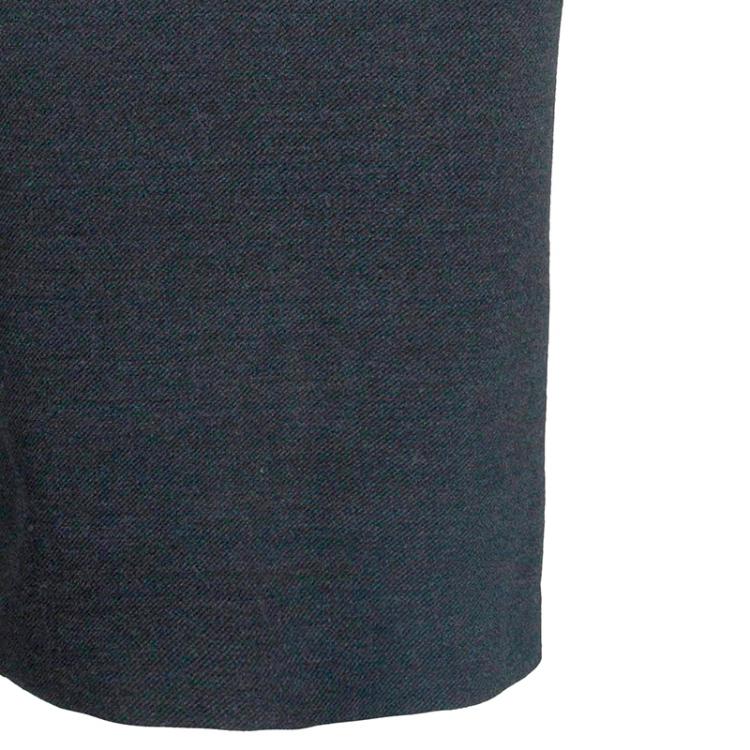 Pre Owned Class by Roberto Cavalli Grey Fitted Dress S