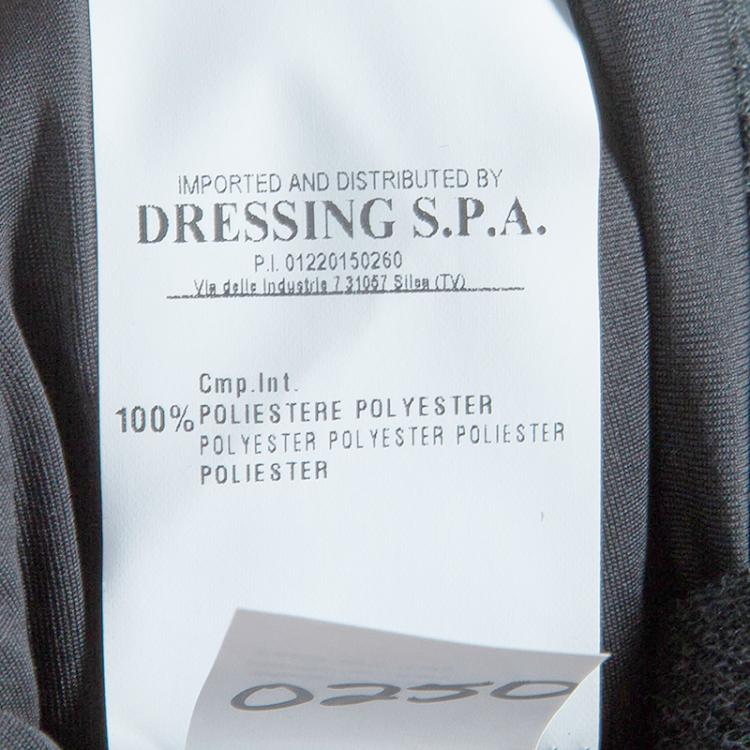 Pre Owned Class by Roberto Cavalli Grey Fitted Dress S