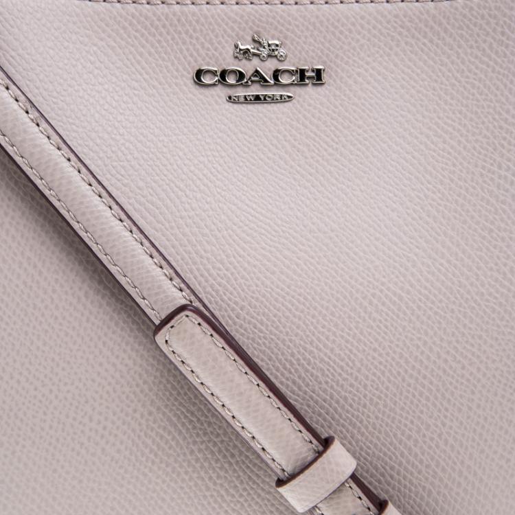 Pre Owned Coach Grey Leather Christie Tote