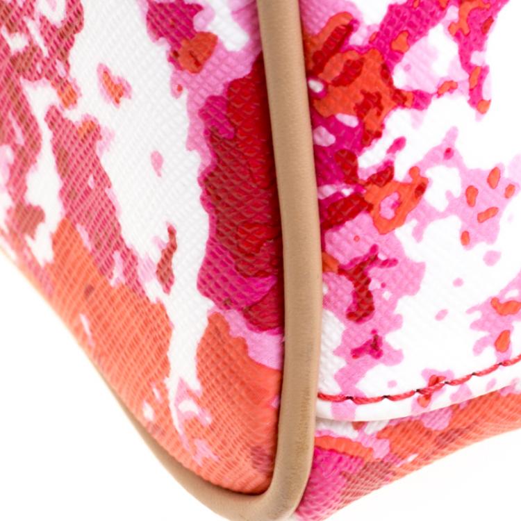 Pre Owned Coach Multicolor Floral Print Coated Canvas Mini Bennett Satchel