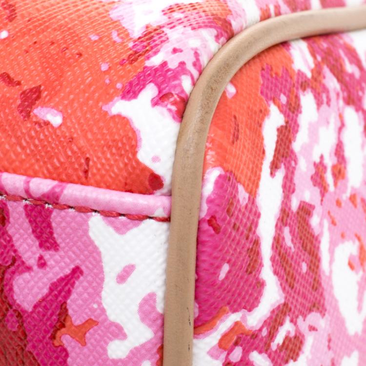 Pre Owned Coach Multicolor Floral Print Coated Canvas Mini Bennett Satchel