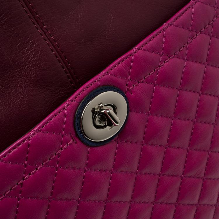 Pre Owned Coach Multicolor Leather and Suede Colorblock Park Hobo