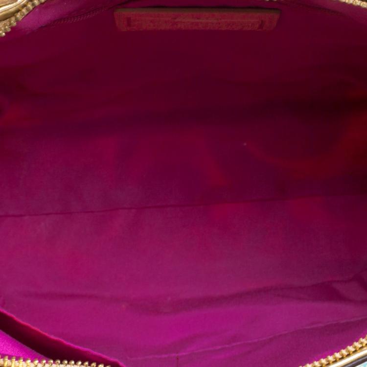 Pre Owned Coach Multicolor Canvas Poppy Tote