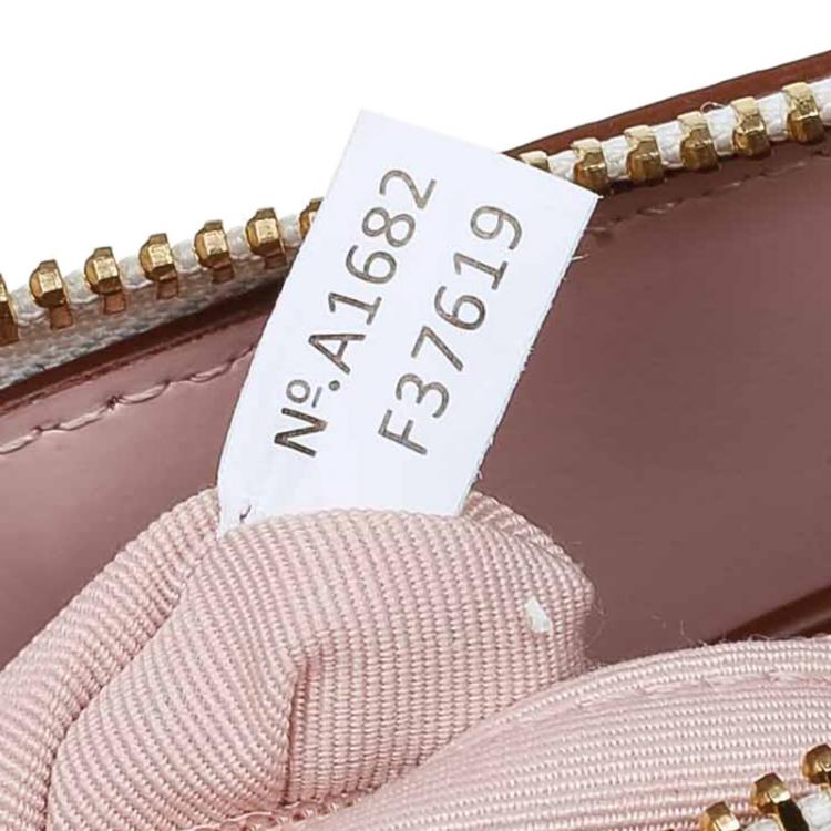 Pre Owned Coach White Leather Mini Laser Cut Bennett Satchel 