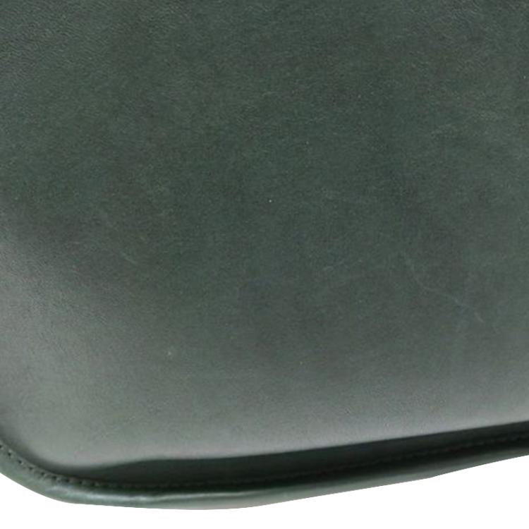 Pre Owned Coach Black Leather Saddle Shoulder Bag 