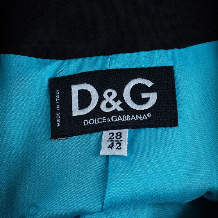 Pre Owned D and G Black Blazer M