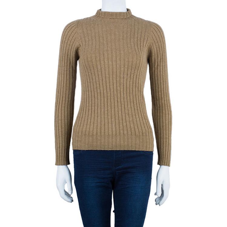 Pre Owned D and G Beige Turtleneck Sweater L