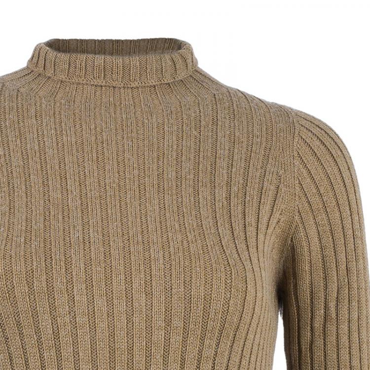 Pre Owned D and G Beige Turtleneck Sweater L