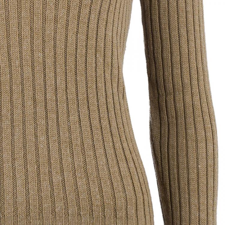 Pre Owned D and G Beige Turtleneck Sweater L