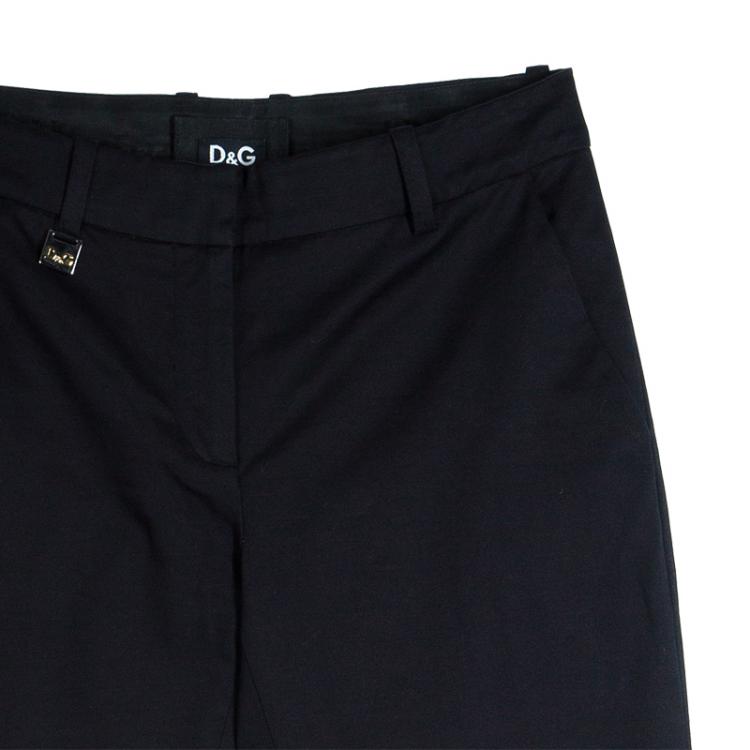 Pre Owned D&G Black Tailored Pants XS