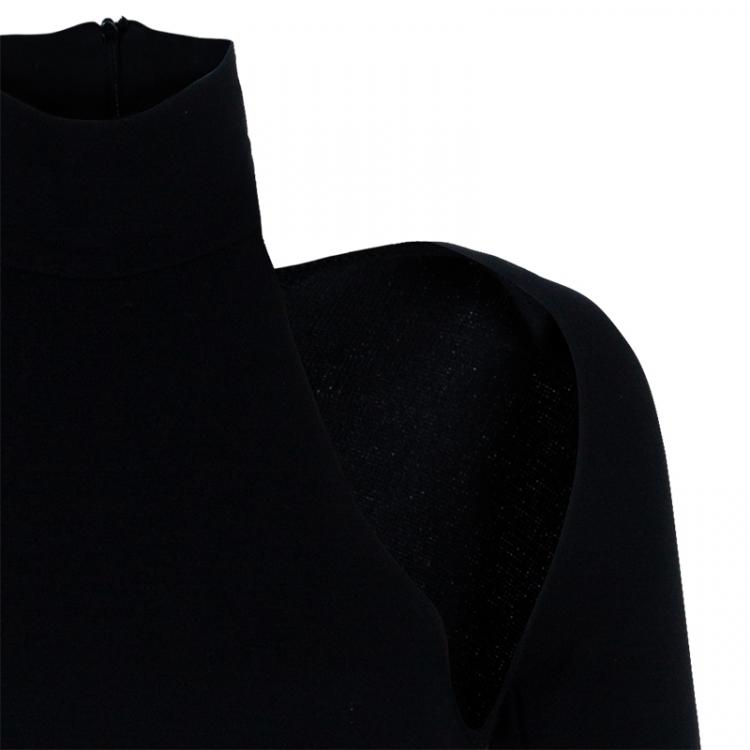 Pre Owned D&G Black Halter Neck Cut-out Detail Dress S