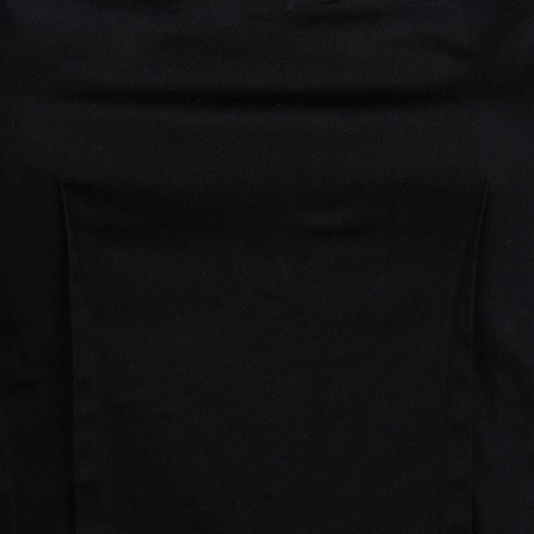 Pre Owned D&G Black Cotton Strapless Dress M