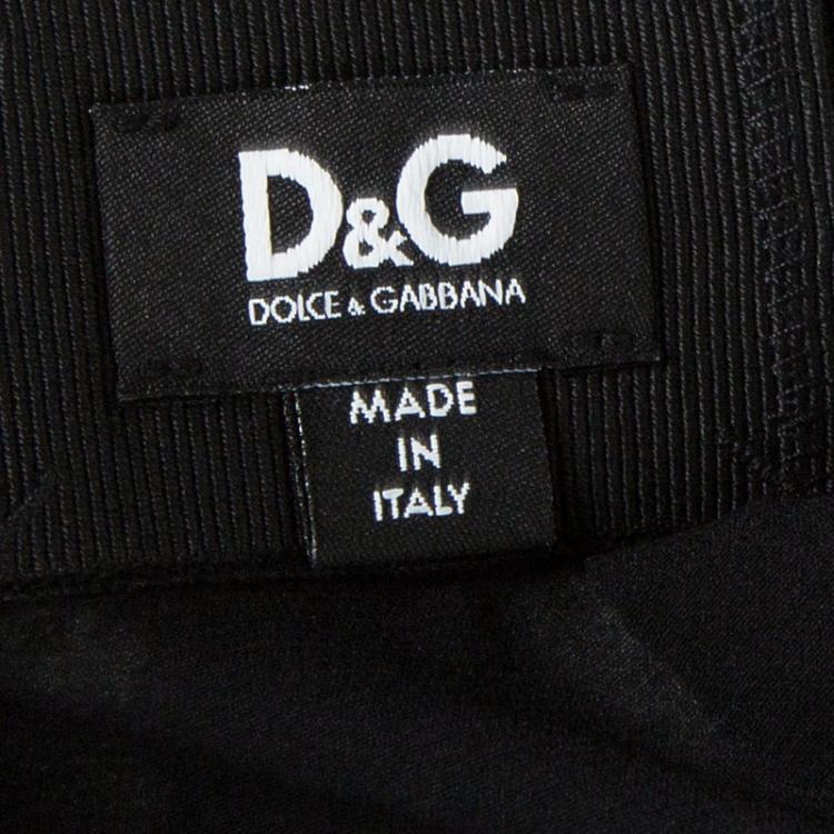 Pre Owned D&G Multicolor Floral Printed Silk Skirt M