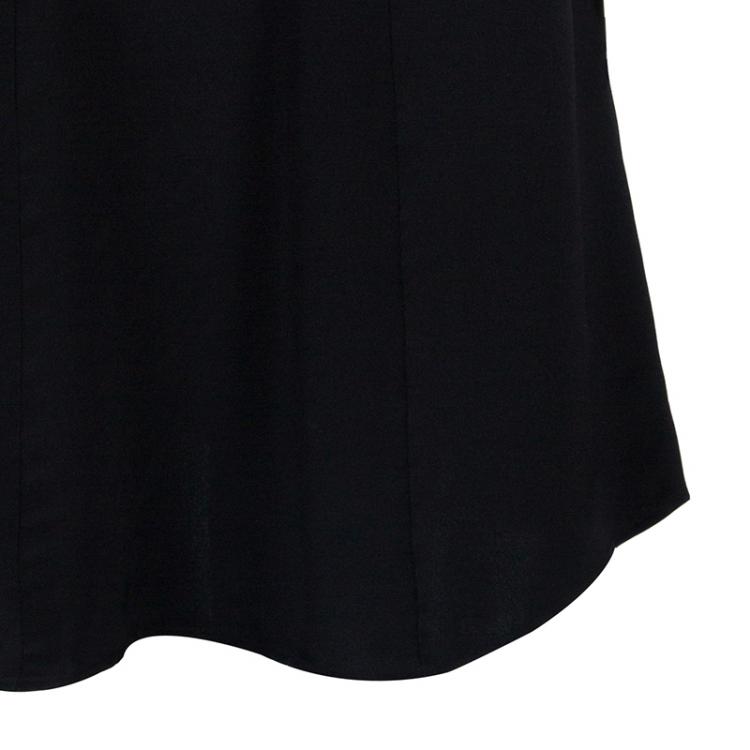 Pre Owned Derek Lam Teal Colorblock Silk Dress M