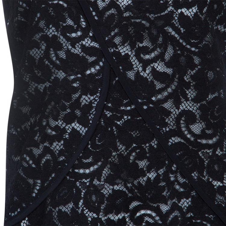 Pre Owned Derek Lam Black Lace Top L