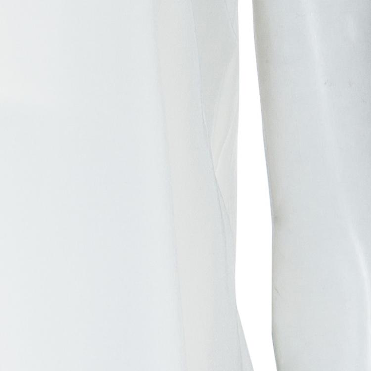 Pre Owned 10 Crosby Derek Lam White High-Low Hem Sleeveless Top S