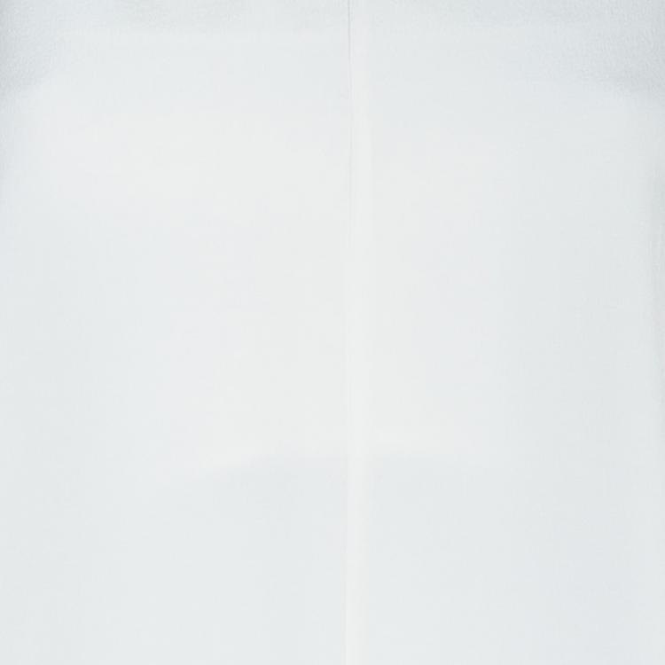 Pre Owned 10 Crosby Derek Lam White High-Low Hem Sleeveless Top S