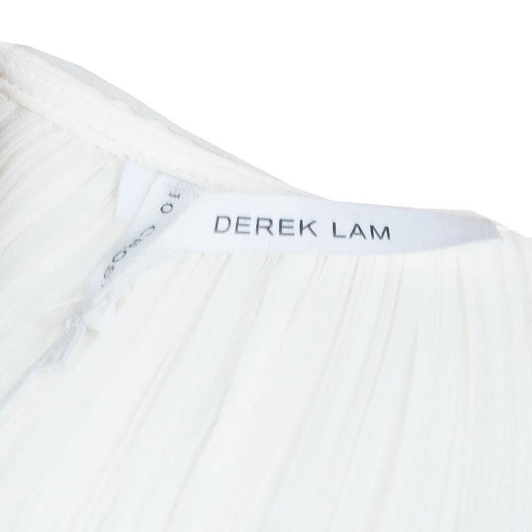 Pre Owned 10 Crosby Derek Lam White High-Low Hem Sleeveless Top S