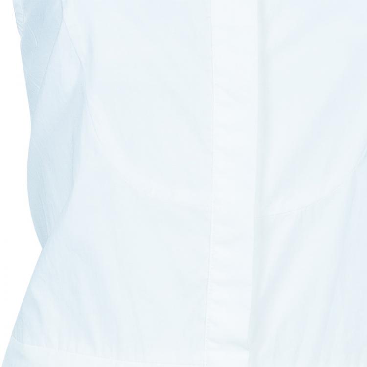 Pre Owned Derek Lam White Sleeveless Cotton Shirt L