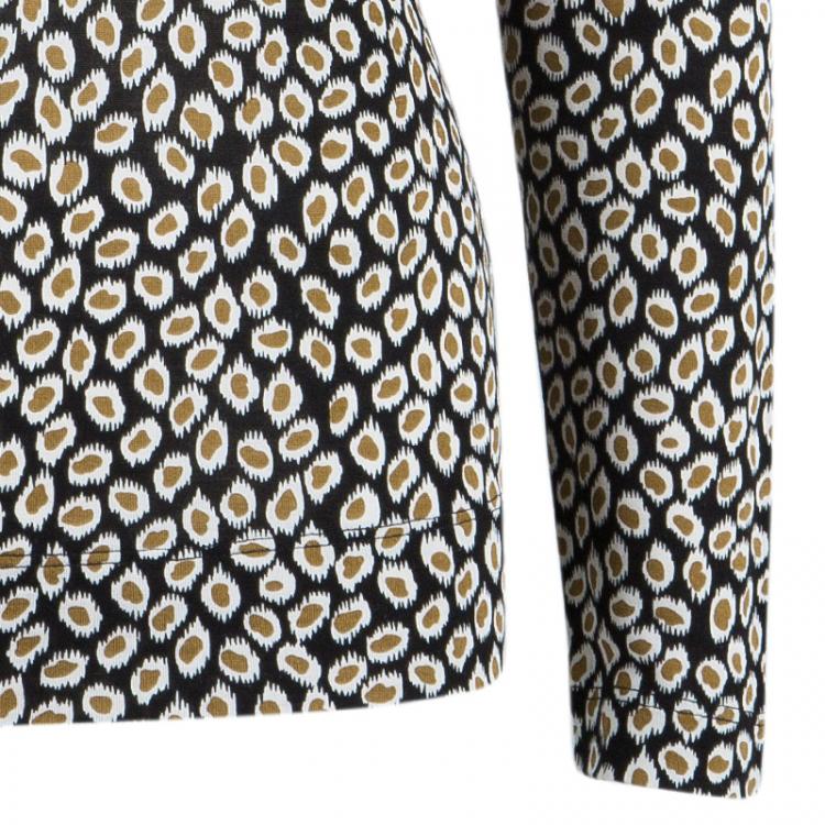 Pre Owned Diane von Furstenberg Sarita Long Sleeve Top S