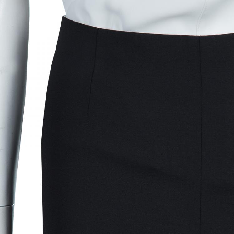 Pre Owned Diane von Furstenberg Black Jordy Trousers L