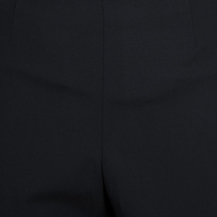 Pre Owned Diane von Furstenberg Black Jordy Trousers L