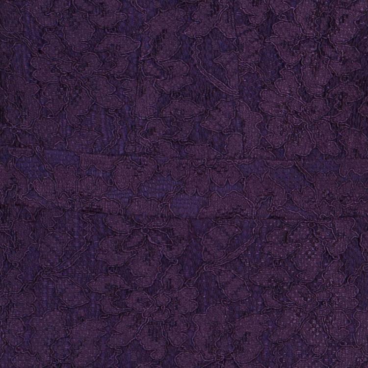مملوكة مسبقًا Diane Von Furstenberg Purple Lace Cap Sleeve Katrina Dress L