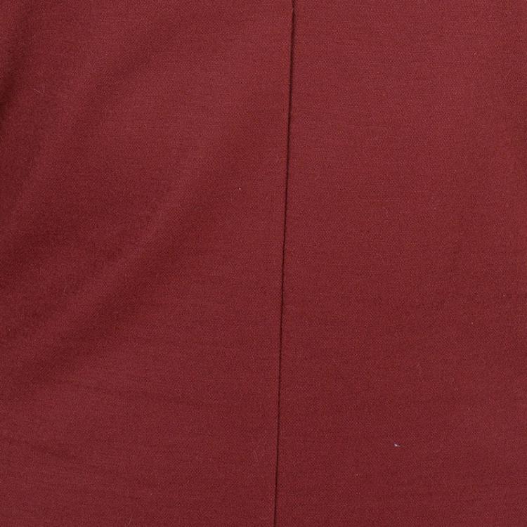 Pre Owned Diane Von Furstenberg Aurora Wool Sheath Dress L