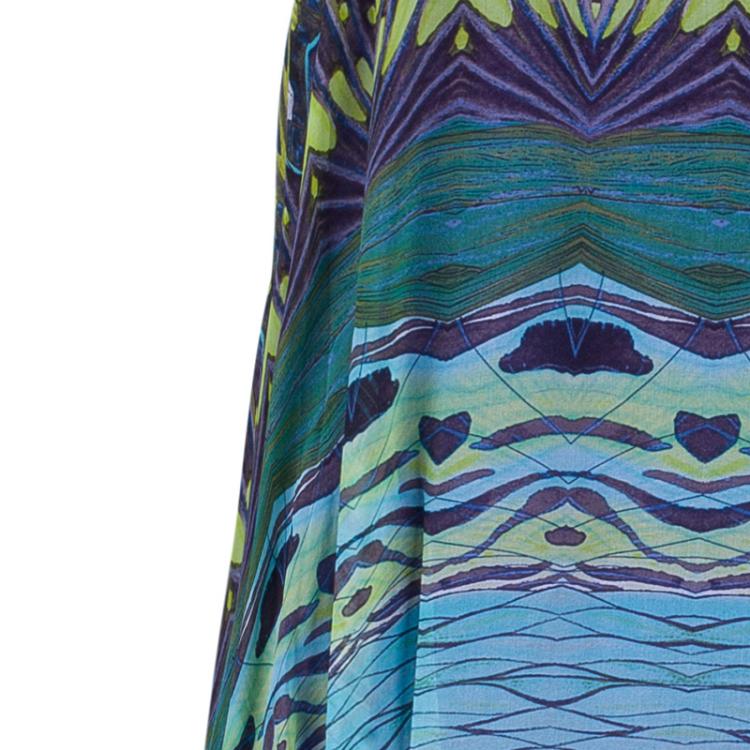 مملوكة مسبقًا Diane Von Furstenberg Vanner Tribal Print Dress M