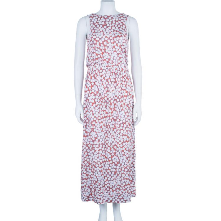 Pre Owned Diane Von Furstenberg Zamara Maxi Dress S