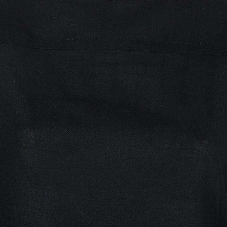 Pre Owned Diane von Furstenberg Black Silk Top M
