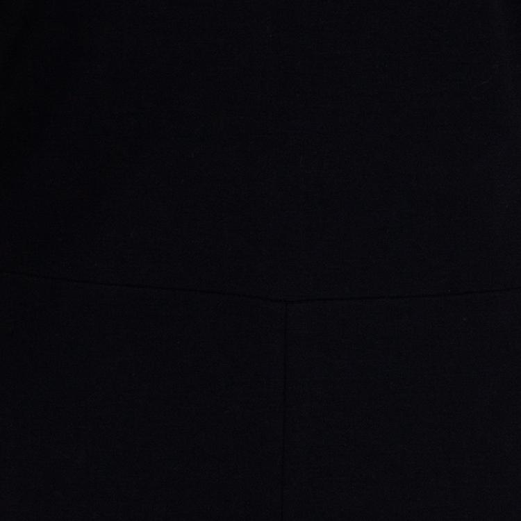 Pre Owned Diane von Furstenberg Black Phyllis Dress L