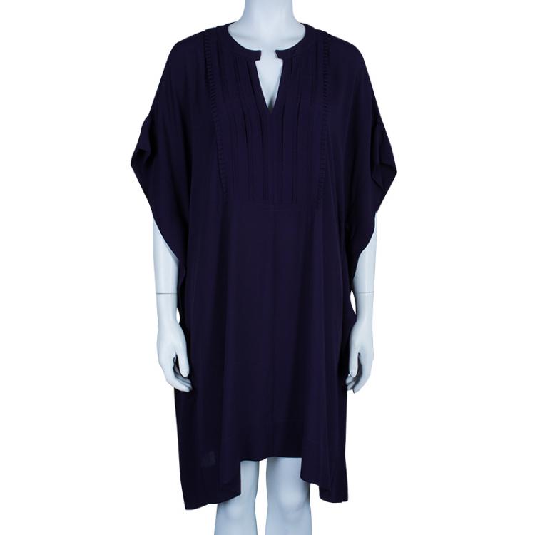 Pre Owned Diane von Furstenberg Purple Naz Dress M