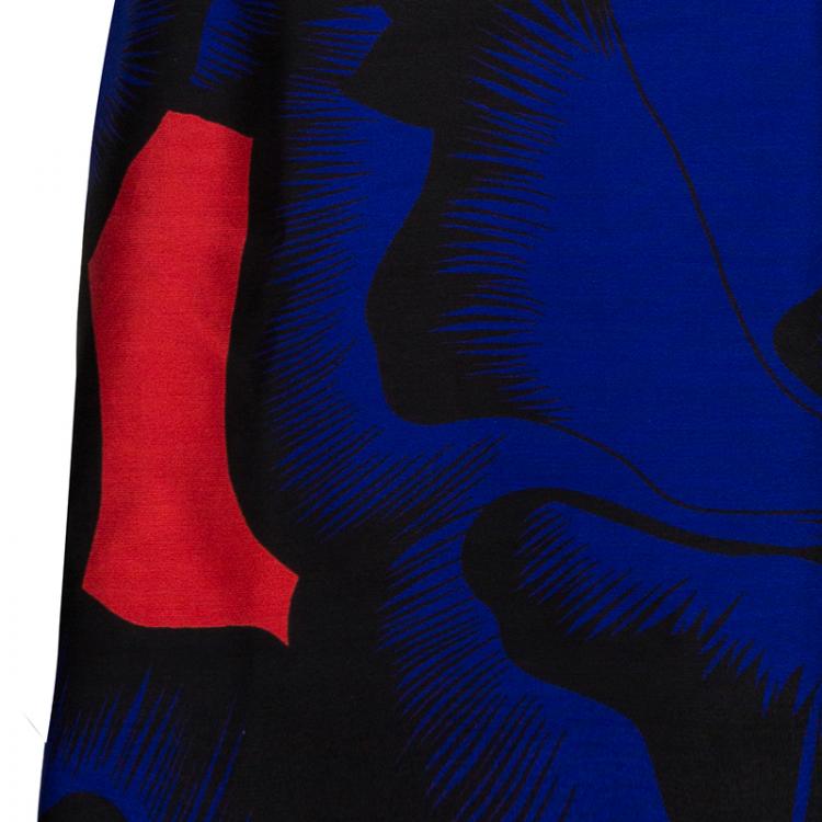 مملوكة مسبقًا Diane Von Furstenberg Multicolor Print Yvette Dress XS