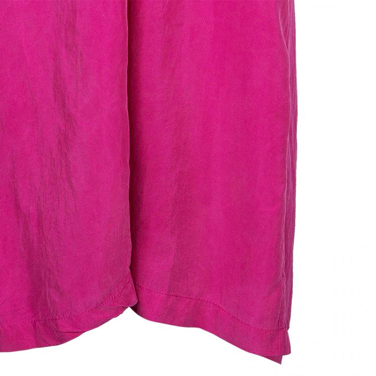 مملوكة مسبقًا Diane Von Furstenberg Maui Fuschia Halter Dress M