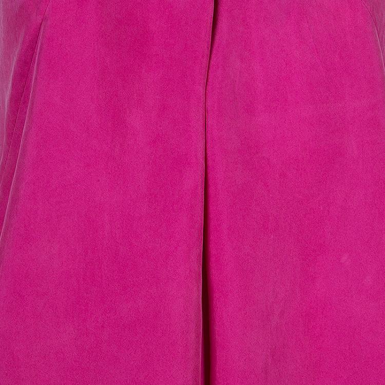 مملوكة مسبقًا Diane Von Furstenberg Maui Fuschia Halter Dress M