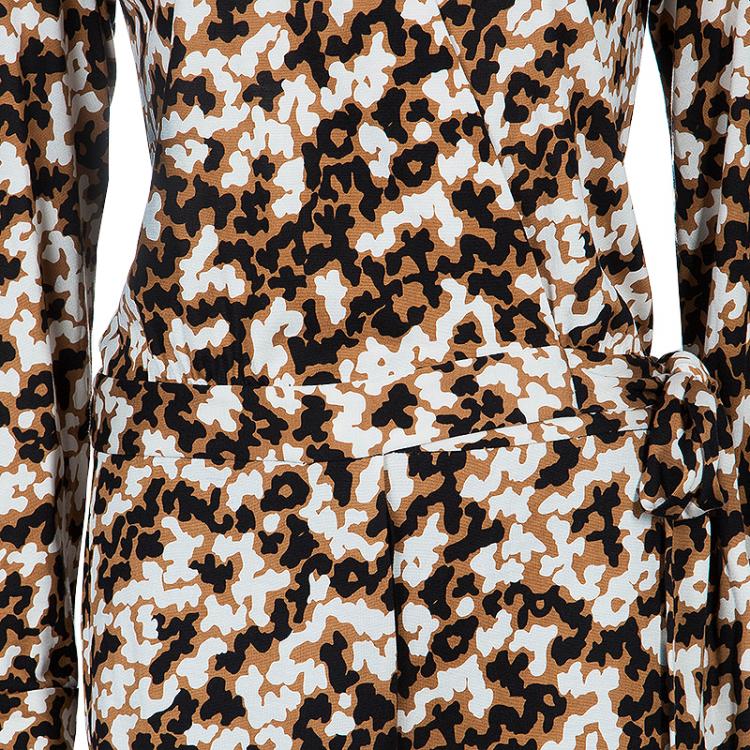 Pre Owned Diane von Furstenberg Sanori Wrap Jumpsuit M