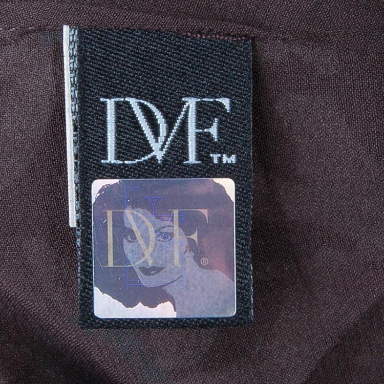 Pre Owned Diane von Furstenberg Multicolor Mademmoiselle X Dress S