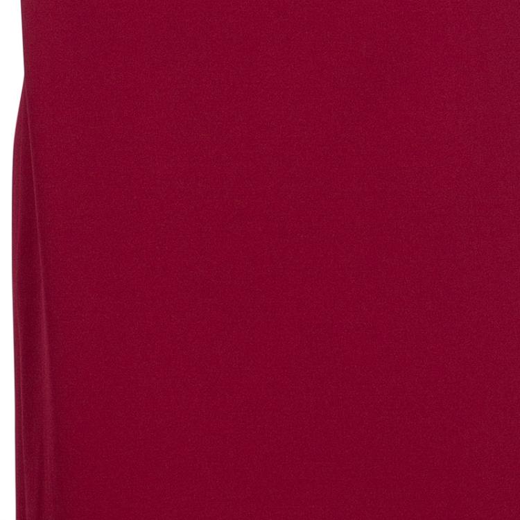 Pre Owned Diane Von Furstenberg Red New Liluye One Shoulder Short Dress M
