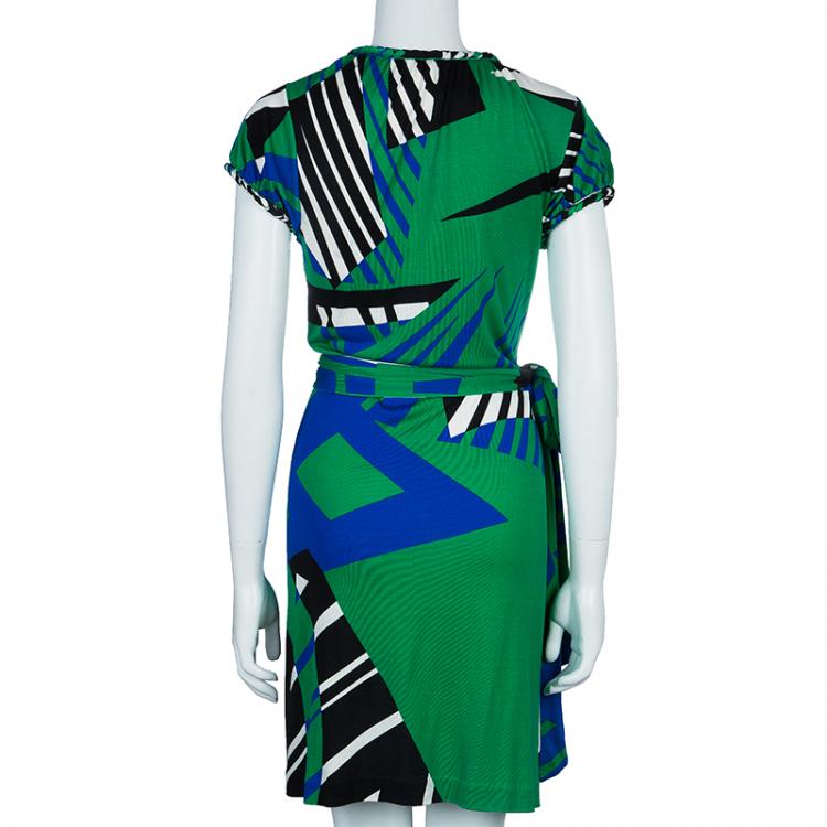 Pre Owned Diane von Furstenberg Multicolor Aurelia Dress S