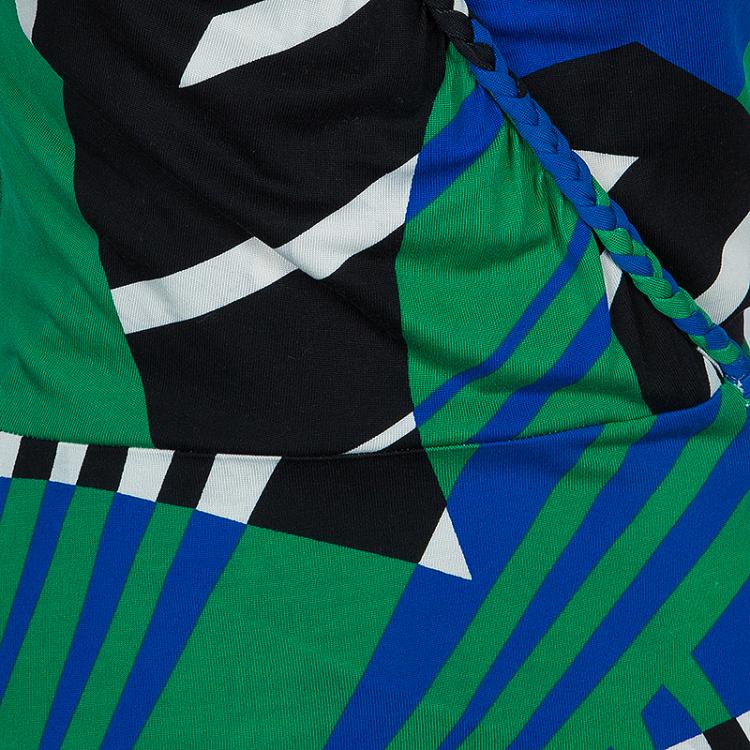 Pre Owned Diane von Furstenberg Multicolor Aurelia Dress S