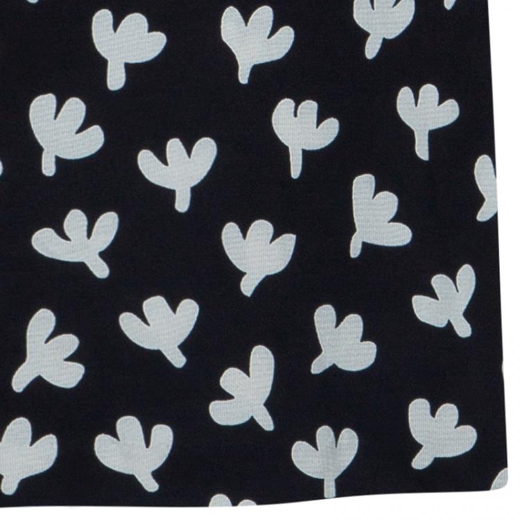 Pre Owned Diane von Furstenberg Monochrome Print New Julian Wrap Dress M