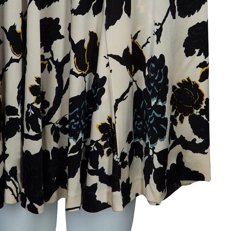 Pre Owned Diane von Furstenberg Multicolor Heerlen Wrap Around Dress M